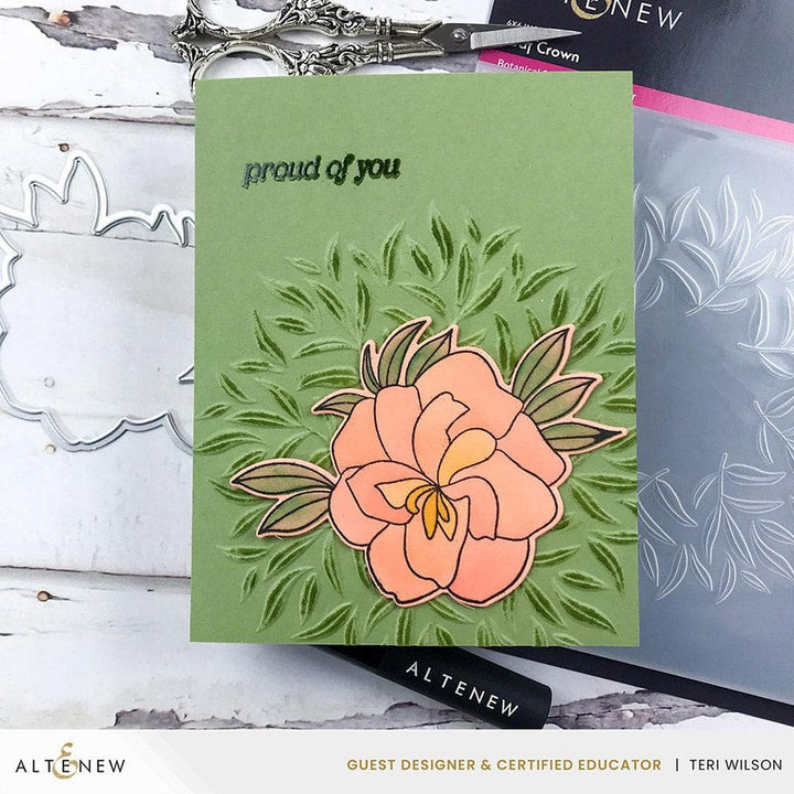 Altenew Stamp & Die & Stencil & Embossing Folder Bundle Proud Of You