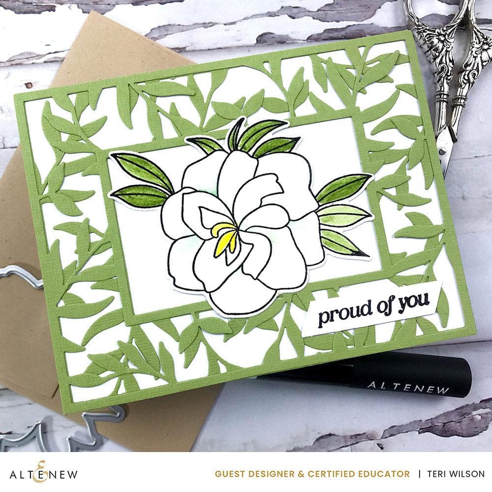 Altenew Stamp & Die & Stencil & Embossing Folder Bundle Proud Of You