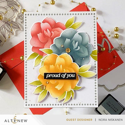 Altenew Stamp & Die & Stencil & Embossing Folder Bundle Proud Of You