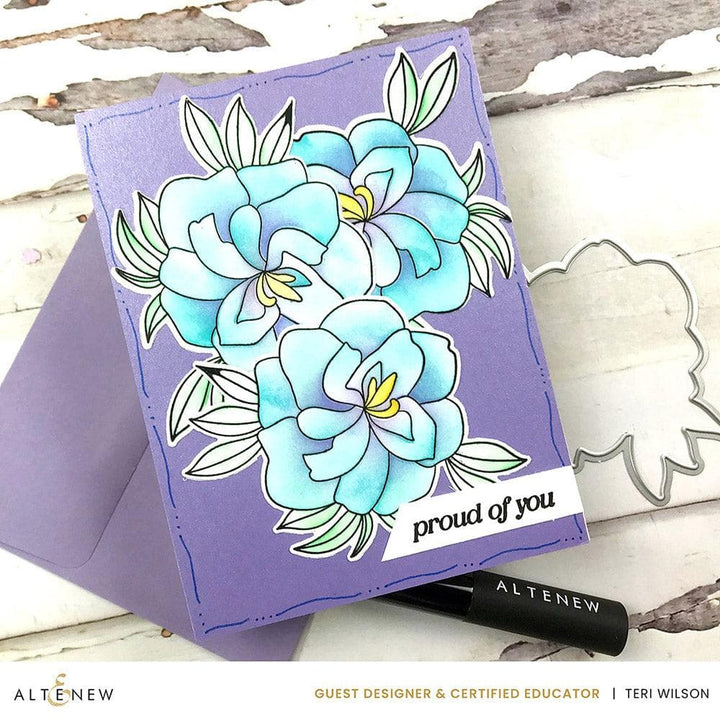 Altenew Stamp & Die & Stencil & Embossing Folder Bundle Proud Of You