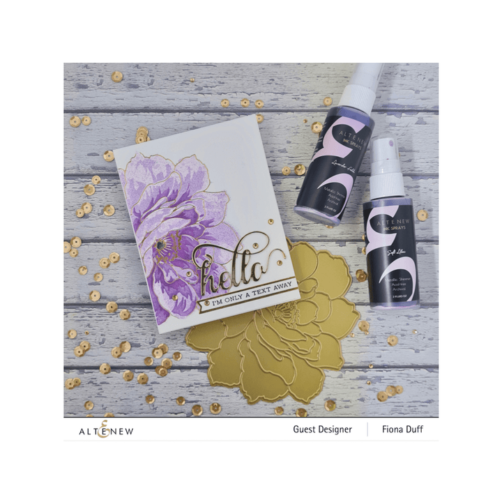 Altenew Stamp & Die & Stencil & Hot Foil Plate Bundle Golden Days Stamp & Die & Stencil & Hot Foil Bundle