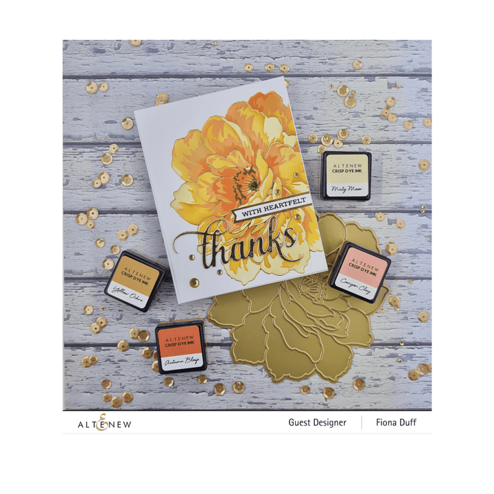 Altenew Stamp & Die & Stencil & Hot Foil Plate Bundle Golden Days Stamp & Die & Stencil & Hot Foil Bundle