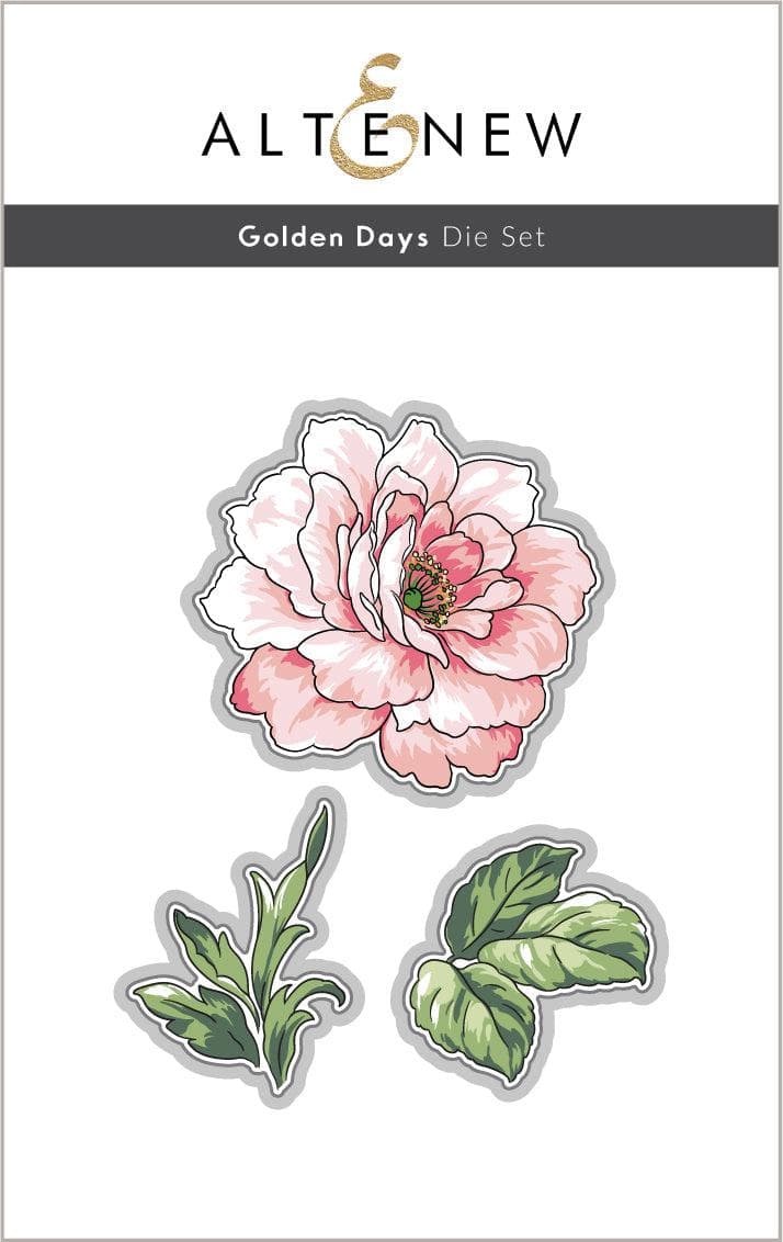 Altenew Stamp & Die & Stencil & Hot Foil Plate Bundle Golden Days
