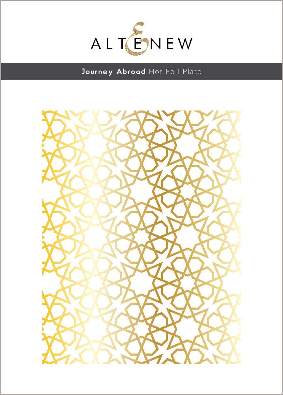Altenew Stamp & Die & Stencil & Hot Foil Plate Bundle Journey Abroad