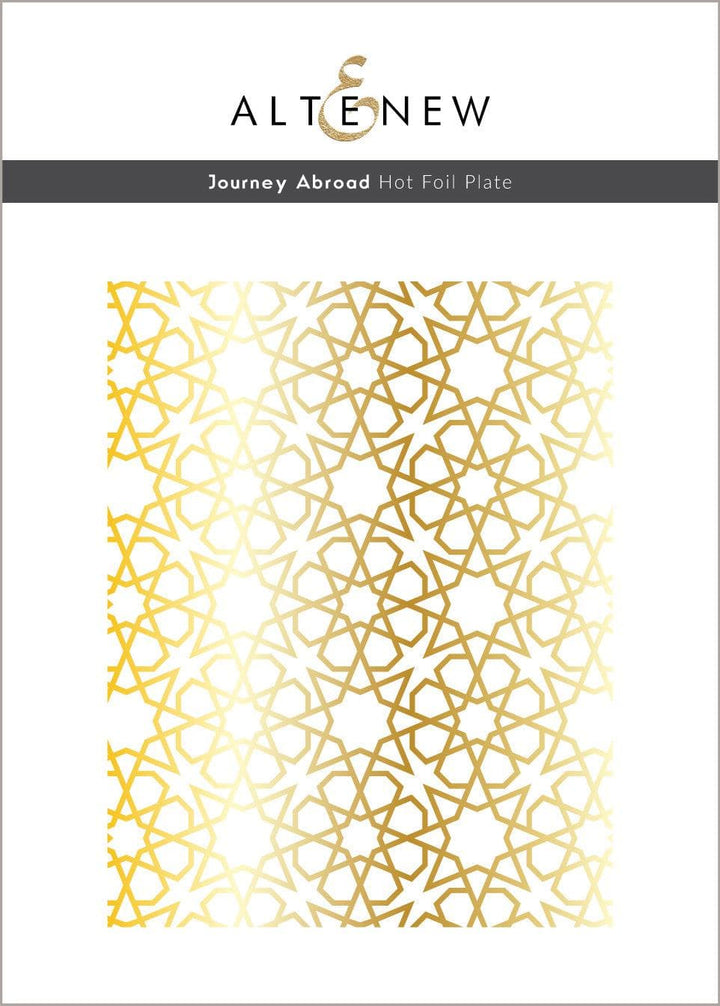 Altenew Stamp & Die & Stencil & Hot Foil Plate Bundle Journey Abroad