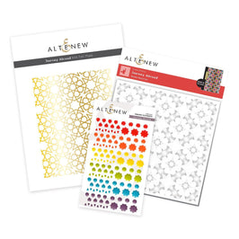 Altenew Stamp & Die & Stencil & Hot Foil Plate Bundle Journey Abroad