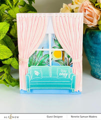 Altenew Stamp & Embossing Folder Bundle It's A Feast Stamp Set & Folded Drapes Embossing Folder Bundle