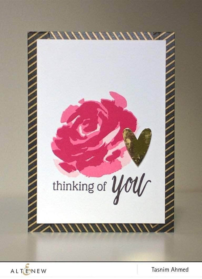 Altenew Painted Rose & Floral Ink Bundle featuring stamps and ink pads with floral and rose designs.