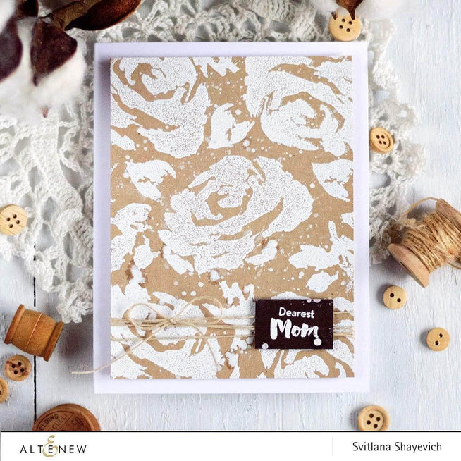 Altenew Painted Rose & Floral Ink Bundle featuring stamps and ink pads with vibrant rose and floral designs.