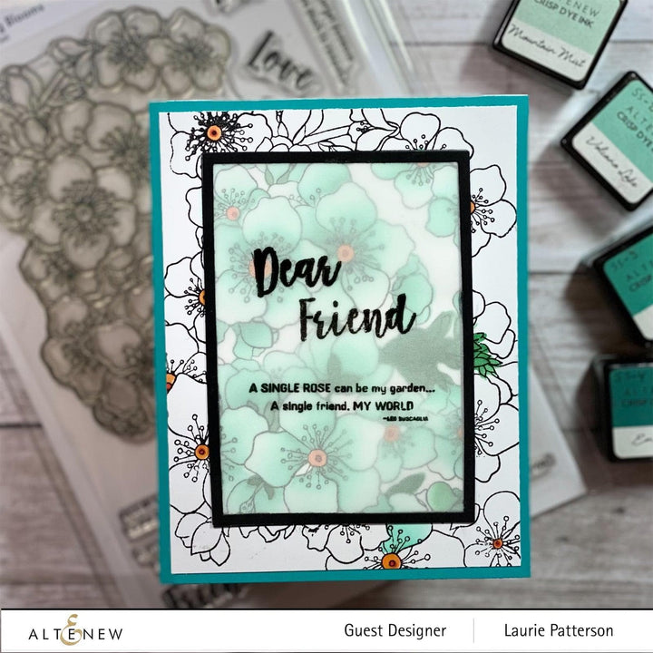 Altenew Stamp & Stencil Bundle Captivating Blooms Stamp & Stencil Bundle