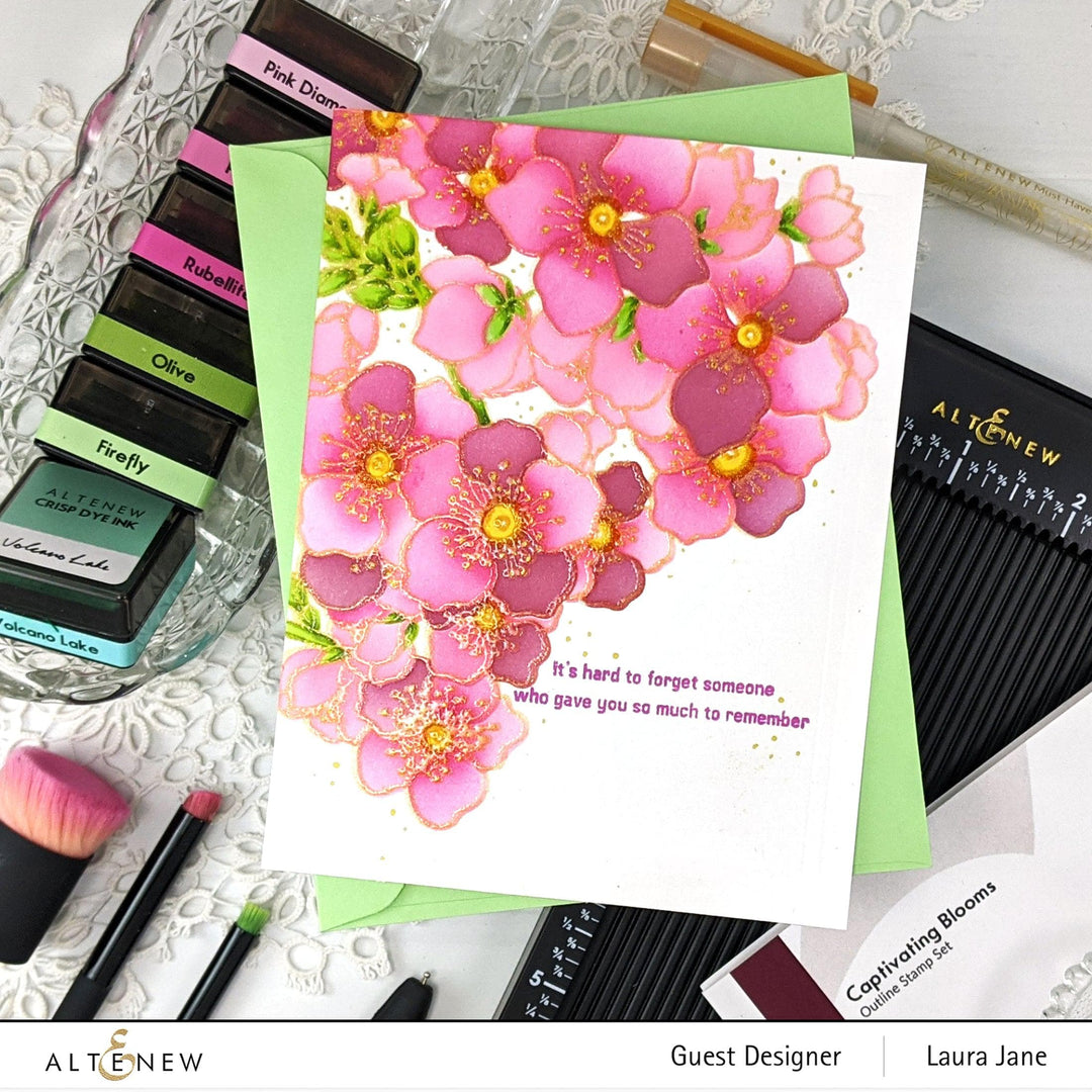 Altenew Stamp & Stencil Bundle Captivating Blooms Stamp & Stencil Bundle