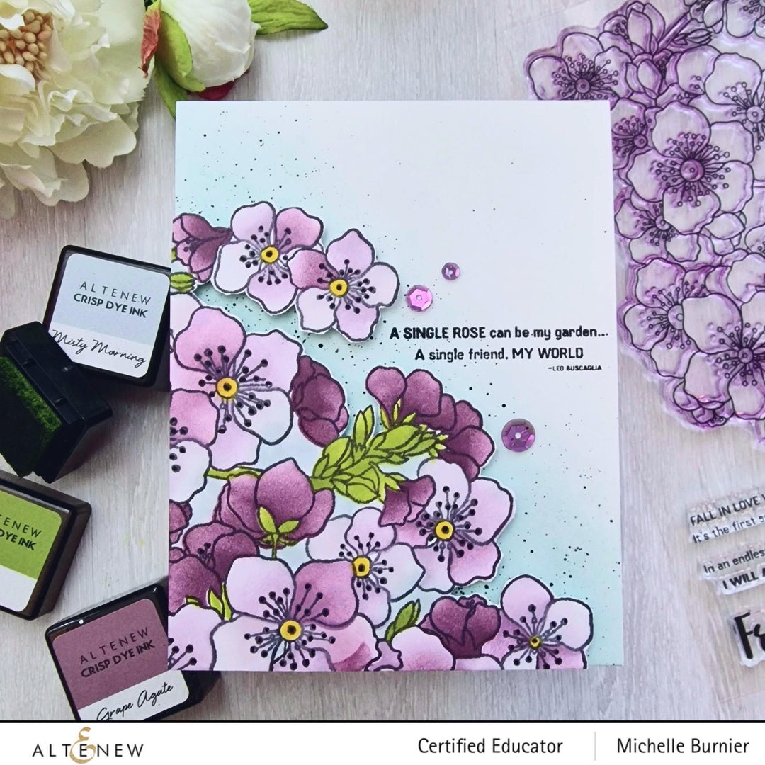 Altenew Stamp & Stencil Bundle Captivating Blooms Stamp & Stencil Bundle