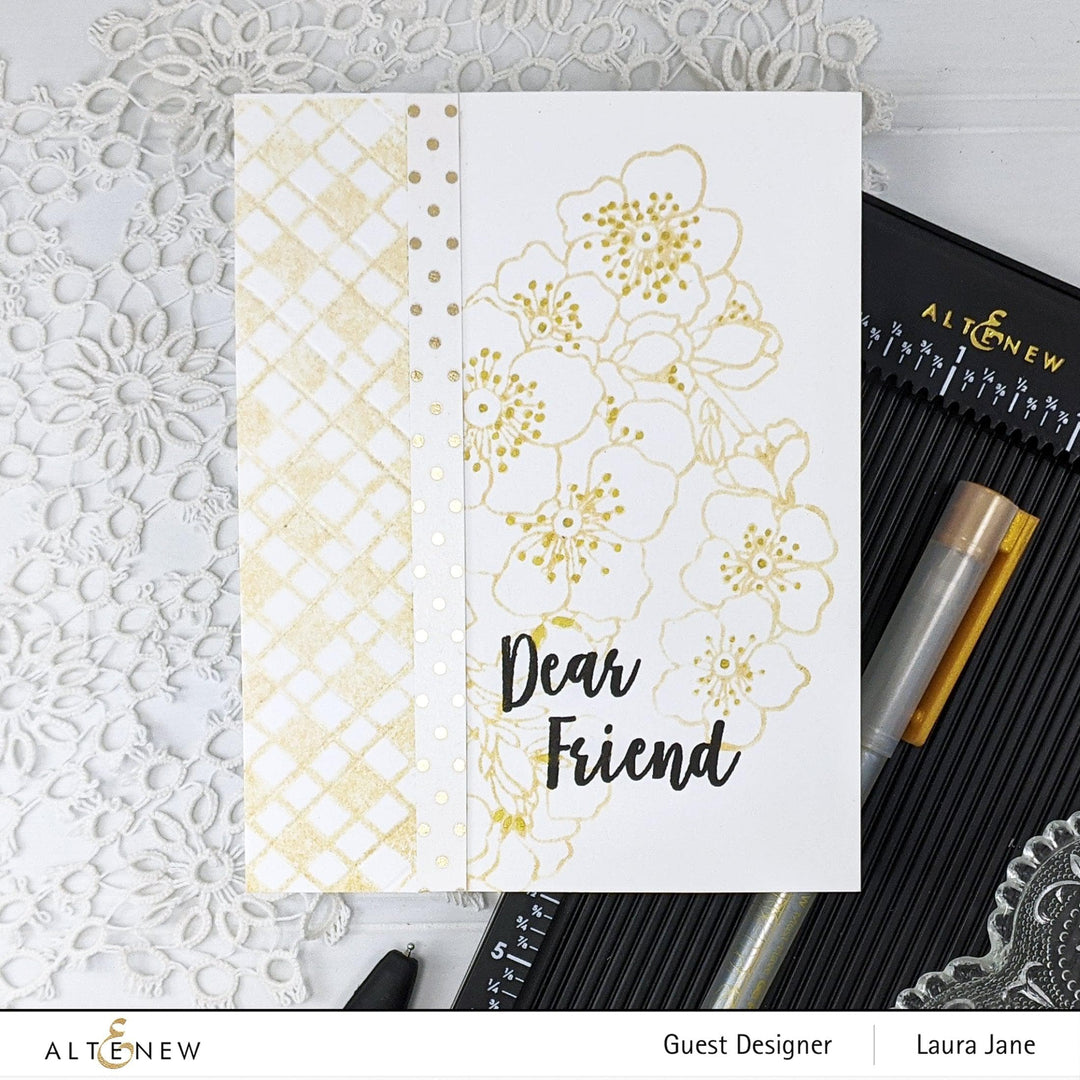 Altenew Stamp & Stencil Bundle Captivating Blooms Stamp & Stencil Bundle