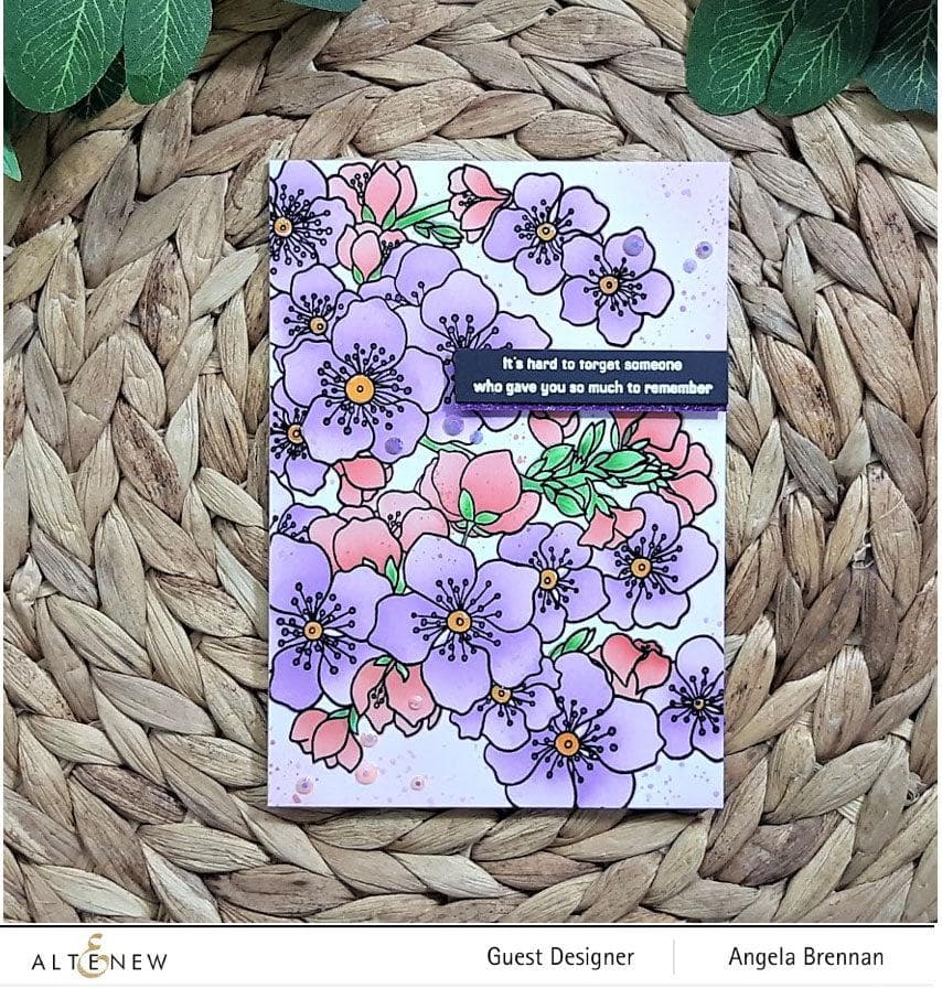 Altenew Stamp & Stencil Bundle Captivating Blooms Stamp & Stencil Bundle