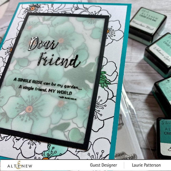 Altenew Stamp & Stencil Bundle Captivating Blooms Stamp & Stencil Bundle