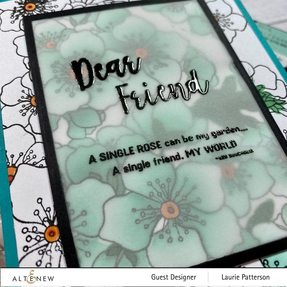 Altenew Stamp & Stencil Bundle Captivating Blooms Stamp & Stencil Bundle