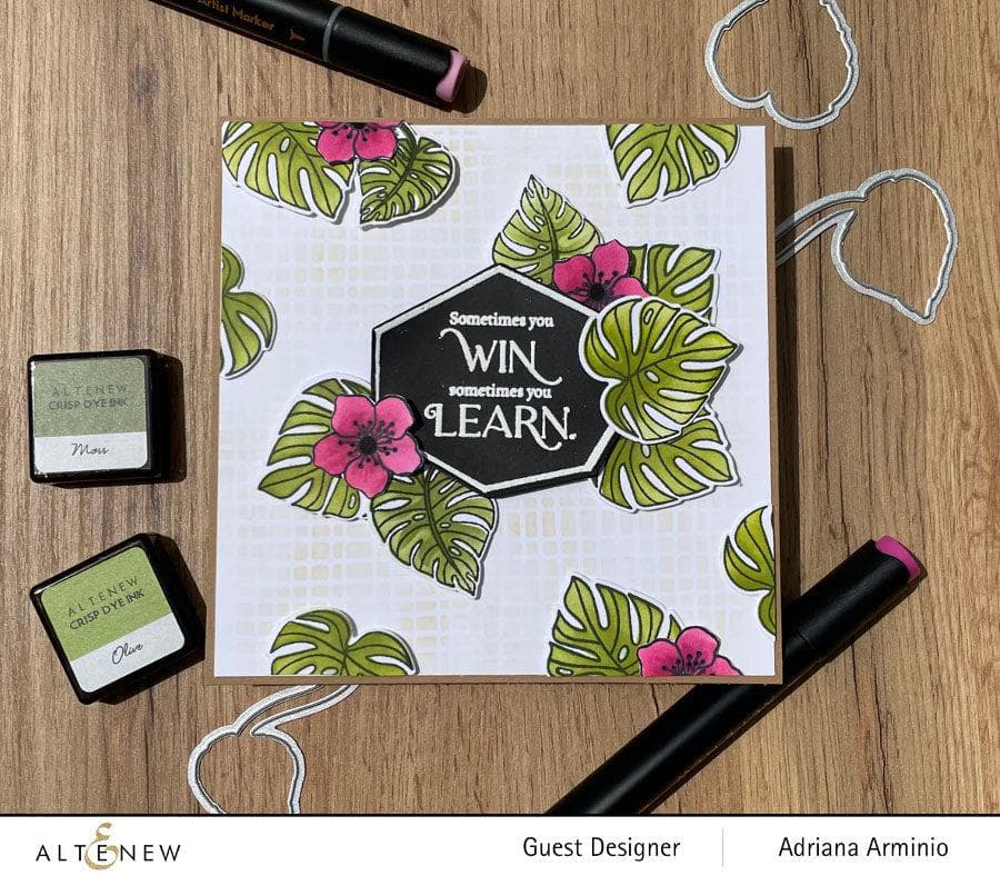 Altenew Stamp & Stencil Bundle Captivating Blooms Stamp & Stencil Bundle