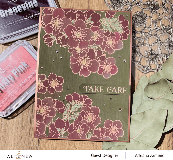 Altenew Stamp & Stencil Bundle Captivating Blooms Stamp & Stencil Bundle