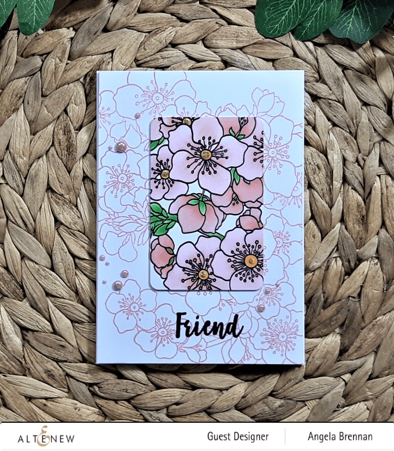 Altenew Stamp & Stencil Bundle Captivating Blooms Stamp & Stencil Bundle