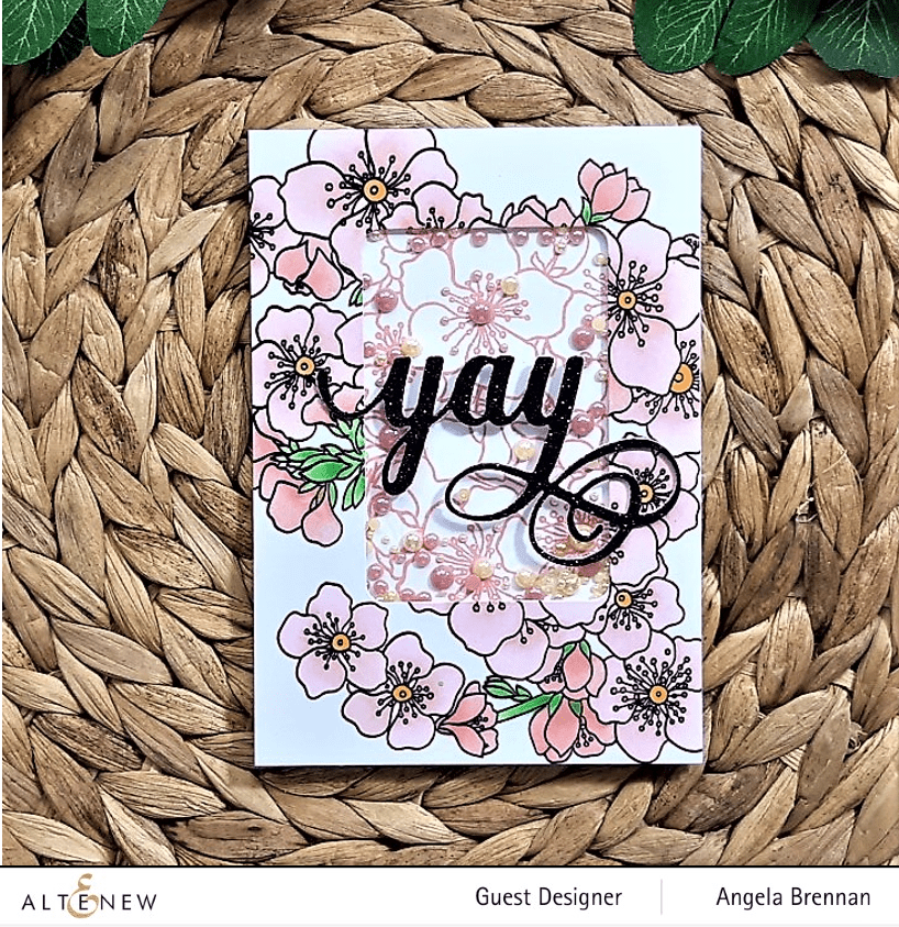 Altenew Stamp & Stencil Bundle Captivating Blooms Stamp & Stencil Bundle