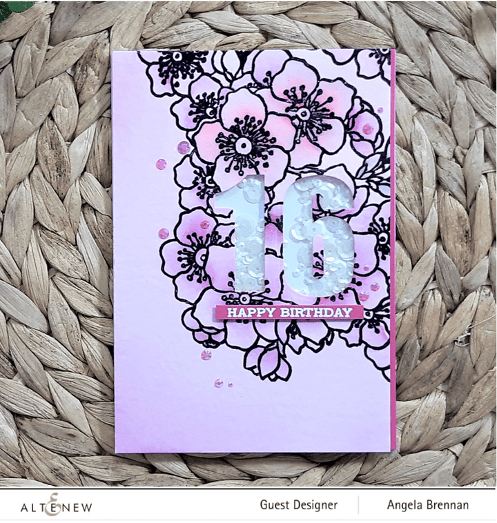 Altenew Stamp & Stencil Bundle Captivating Blooms Stamp & Stencil Bundle