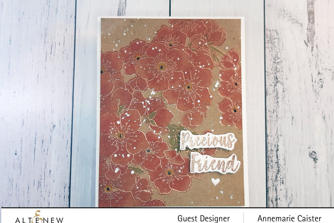 Altenew Stamp & Stencil Bundle Captivating Blooms Stamp & Stencil Bundle