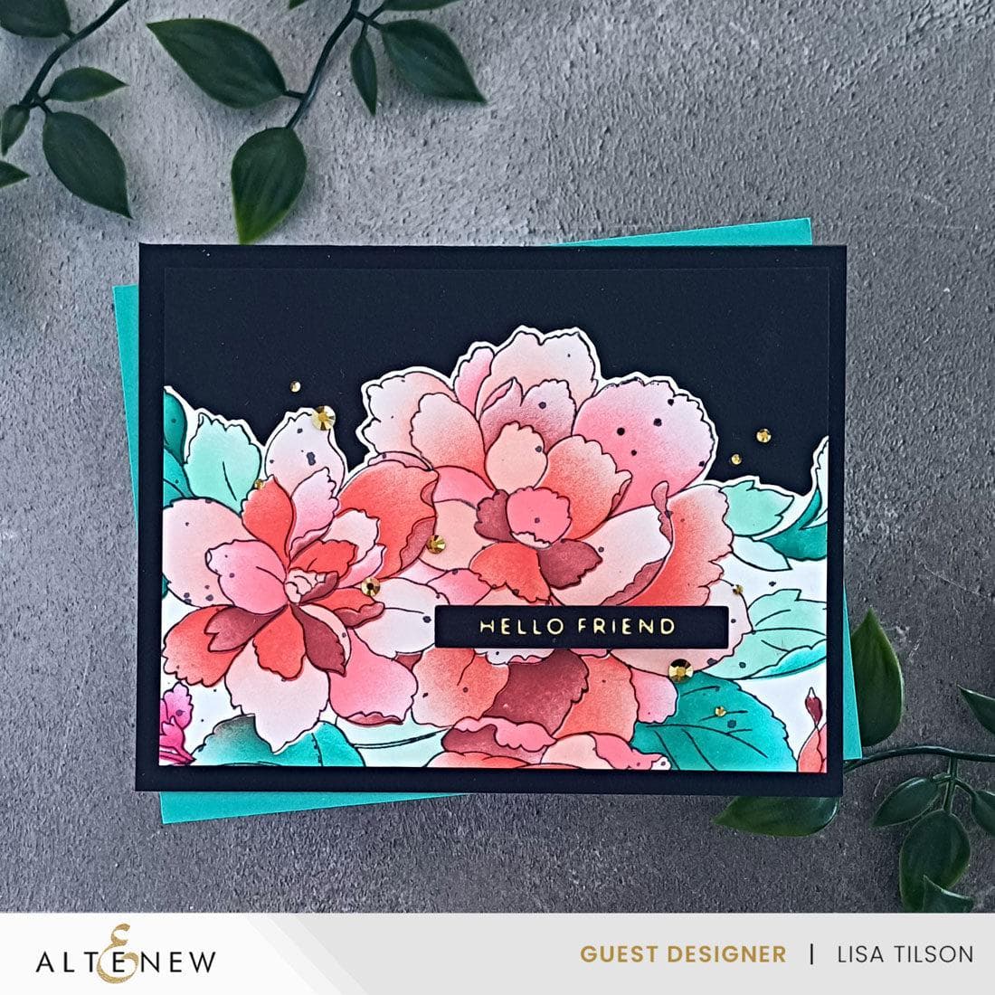Flourishing Bouquet: Stamp & Stencil Bundle for Elegant Floral Designs