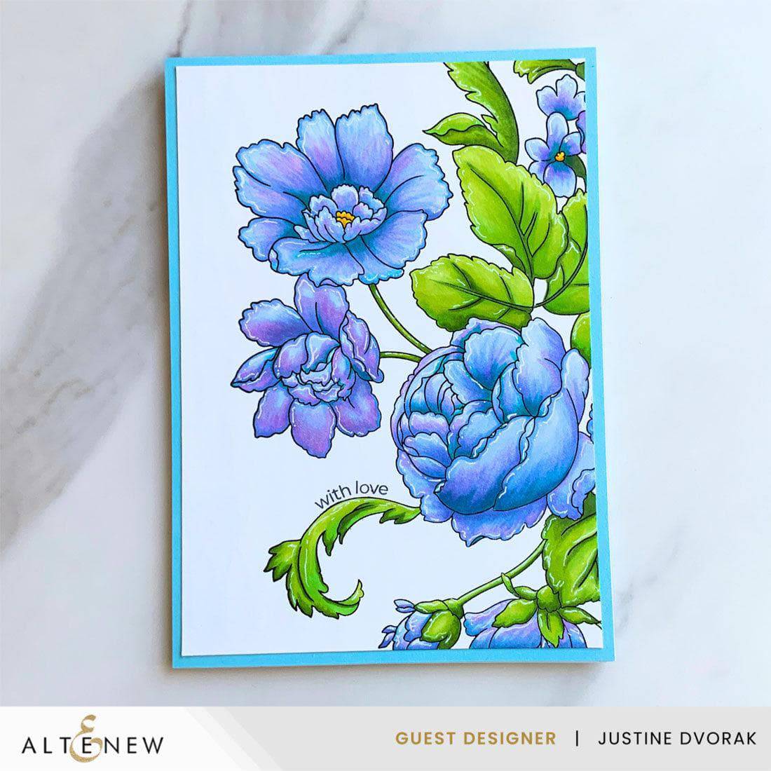 Flourishing Bouquet: Stamp & Stencil Bundle for Elegant Floral Designs