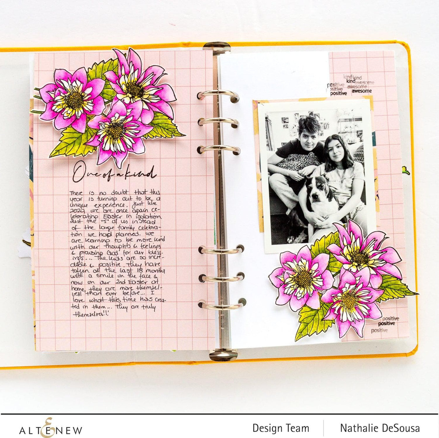 Altenew Stamp & Watercolor Bundle Paint-A-Flower: Fashion Monger Dahlia & Artists' Watercolor 24 Pan Set Bundle