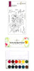 Altenew Stamp & Watercolor Bundle Paint-A-Flower: Rosa Floribunda & Watercolor Essential 12 Pan Set Bundle
