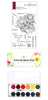 Altenew Stamp & Watercolor Bundle Paint-A-Flower: White Swan Echinacea & Watercolor Essential 12 Pan Set Bundle