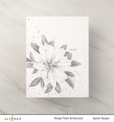 Altenew Stamp & Watercolor Bundle Paint-A-Flower: Wood Anemone & Hawaiian Shores Brush & Fine Tip Pens Bundle