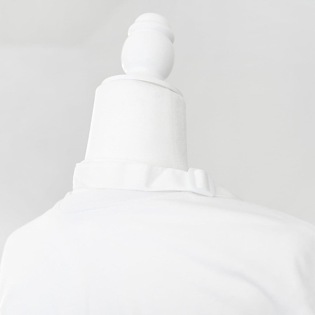 Artsy Apron: Yellow & Pink Ornamental Bouquet - White