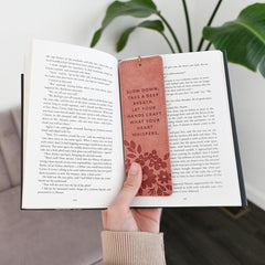 Cozy Comfort 2025 Leather Bookmark