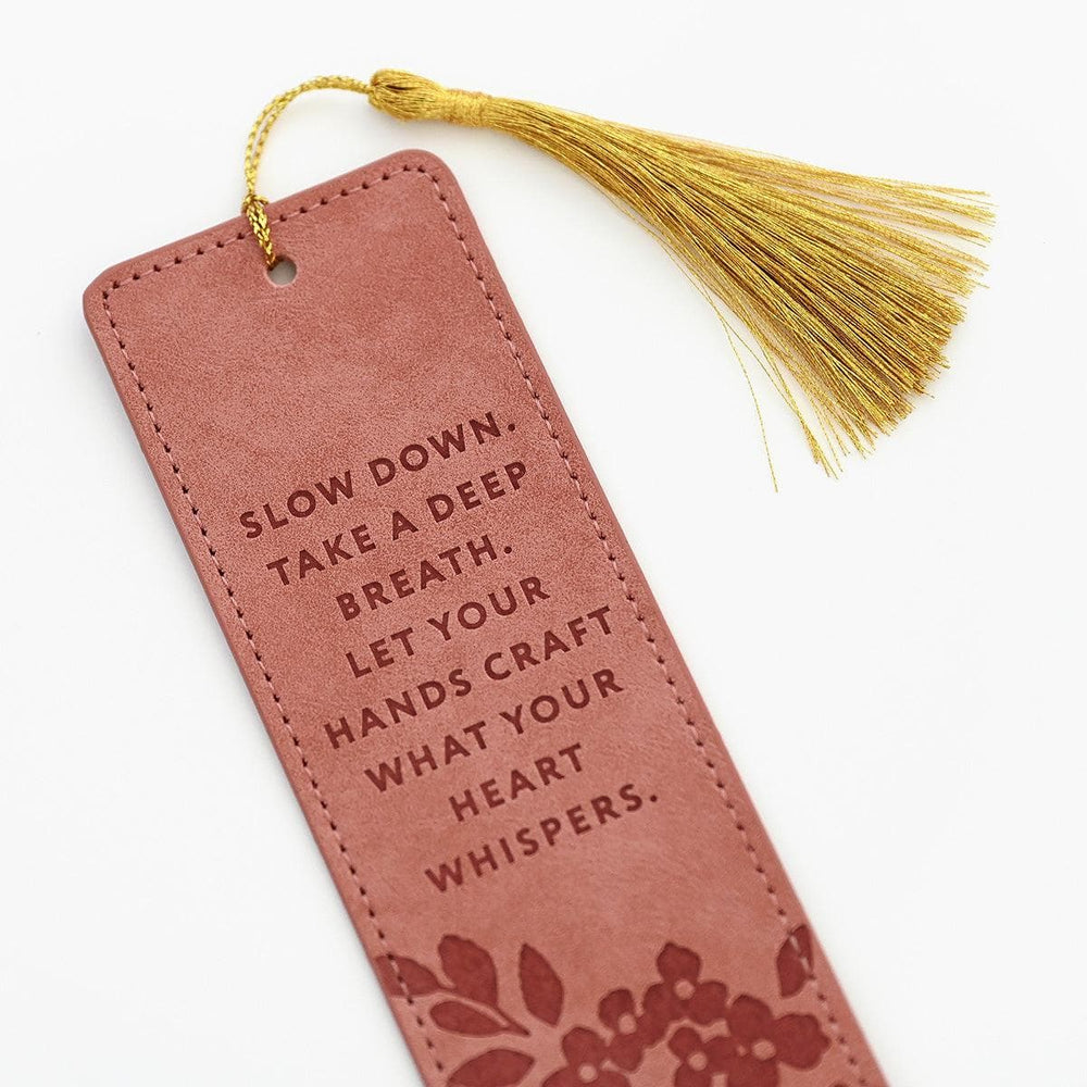 Cozy Comfort 2025 Leather Bookmark