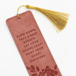 Cozy Comfort 2025 Leather Bookmark