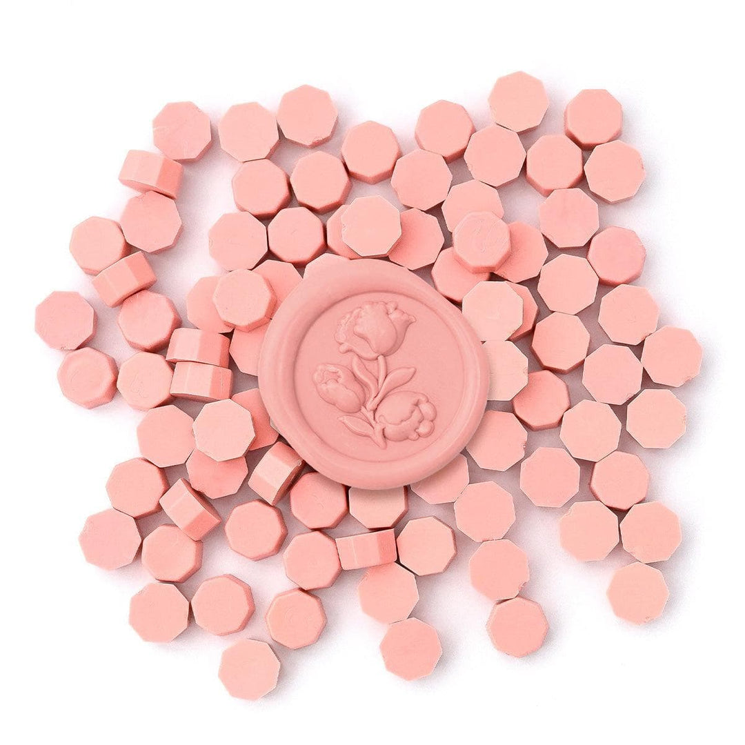 Dusty Pink Wax Beads