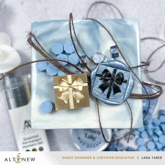 Set of Altenew Essential Permanent Markers showing colorful ink tips on a white background for stationery and gift use.