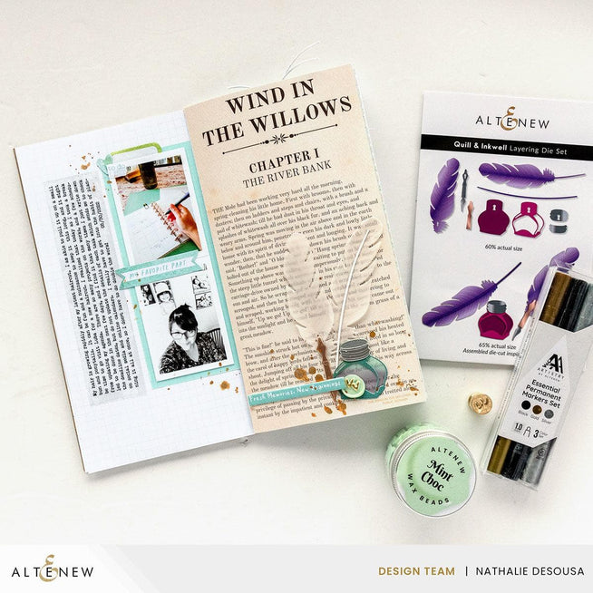 Set of Altenew Essential Permanent Markers featuring vibrant ink, colorful caps, and fine tips, perfect for writing and art projects.