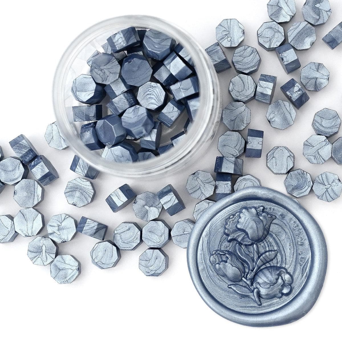 Frozen Lake Wax Beads