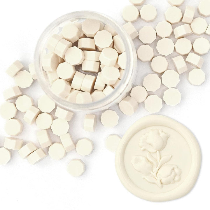 Milky White Wax Beads