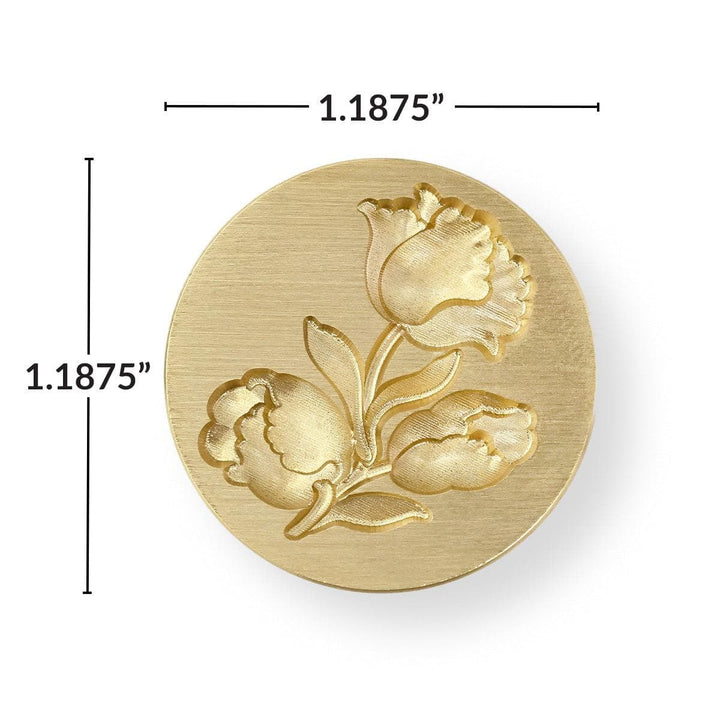 Tulip Motif Wax Seal Stamp
