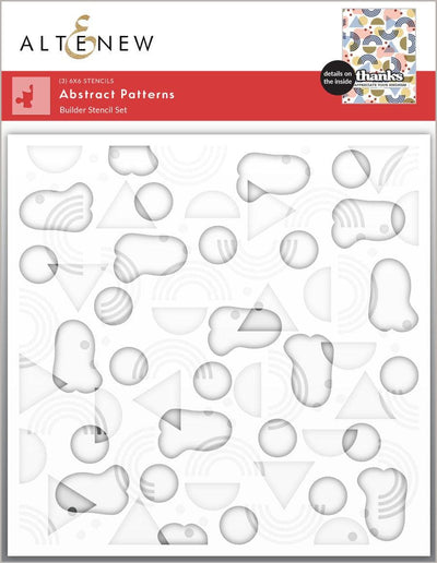 EXP Factors Stencil Abstract Patterns Builder Stencil Set (3 in 1)