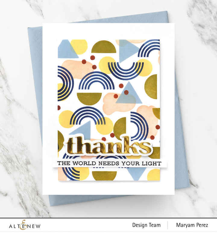 EXP Factors Stencil Abstract Patterns Builder Stencil Set (3 in 1)