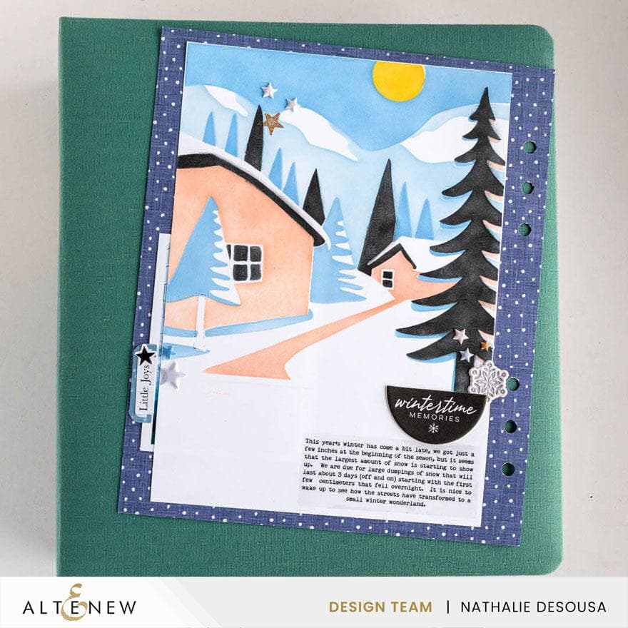 Abstract Village Builder Stencil Set (4 In 1)