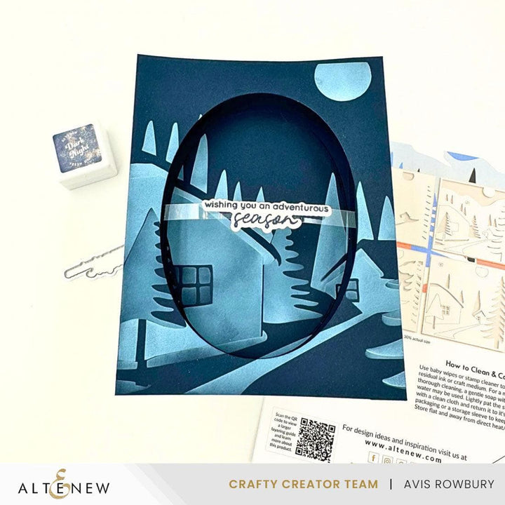 Abstract Village Builder Stencil Set (4 In 1)