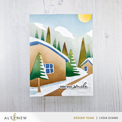 Abstract Village Builder Stencil Set (4 In 1)