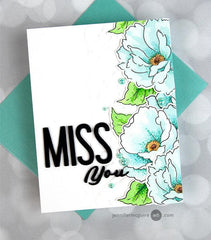 Photocentric Stencil Airbrushed Flowers Mask Stencil