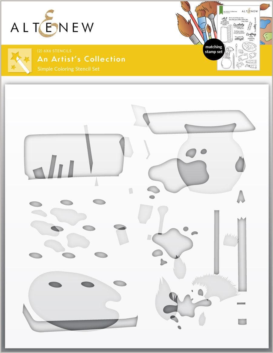 EXP Factors Stencil An Artist's Collection Coloring Stencil Set (2 in 1)