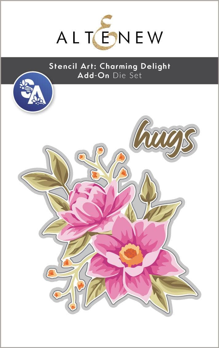 Stencil Art: Charming Delight & Add-on Die Bundle